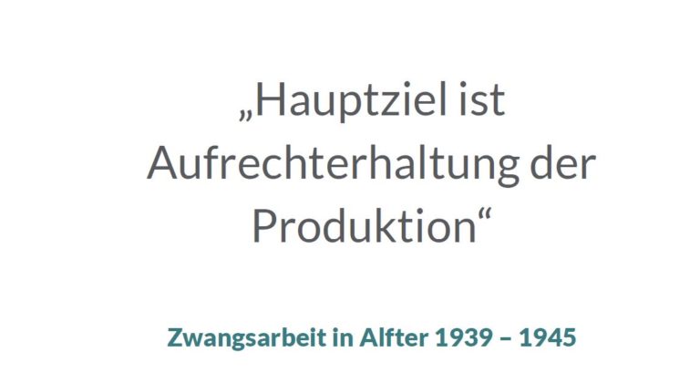 Erinnerung an die Opfer der NS-Zwangsarbeit