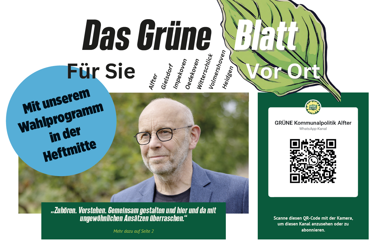 NEU – Das Grüne Blatt im Juli