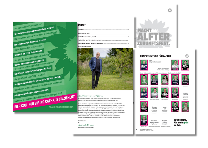 NEU erschienen: das Kommunalwahlprogramm 2025