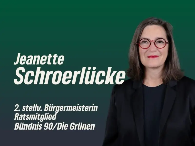 Jeanette Schroerlücke - 2. stellv. Bürgermeisterin und Ratsmitglied - - Bündnis 90 / Die Grünen Alfter - Rat der Gemeinde Alfter