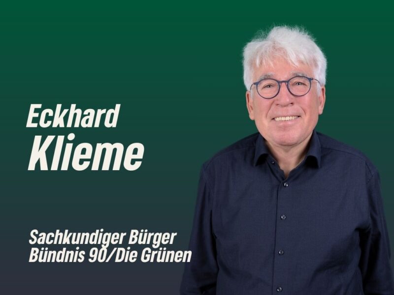 Prof. Dr. Eckhard Klieme - Ratsmitglied - Bündnis 90 / Die Grünen Alfter - Rat der Gemeinde Alfter
